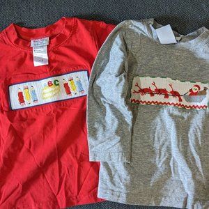 Lot of 2 Smocked shirts Size 3